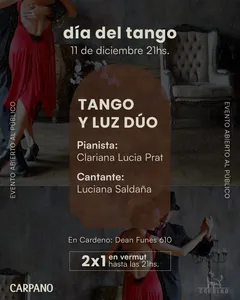 Evento Día del Tango en Cardeno